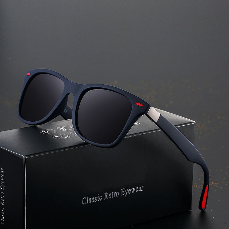 Men's Classic Retro Square Frame Sunglasses